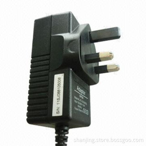 UK Plug 24W/12V/2A Switching LED Power Supply for LED Strips, Screens and CCTV Cameras